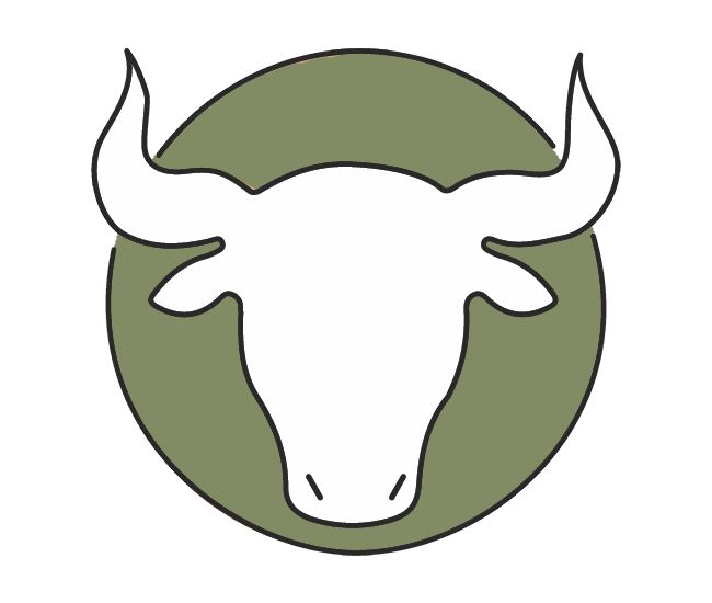 Taurus-Icon-Symbol An image of Earth Signs and Taurus icon symbol. Ah, those dependable, reliable earth signs of the zodiac.