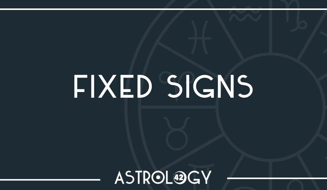Fixed Signs