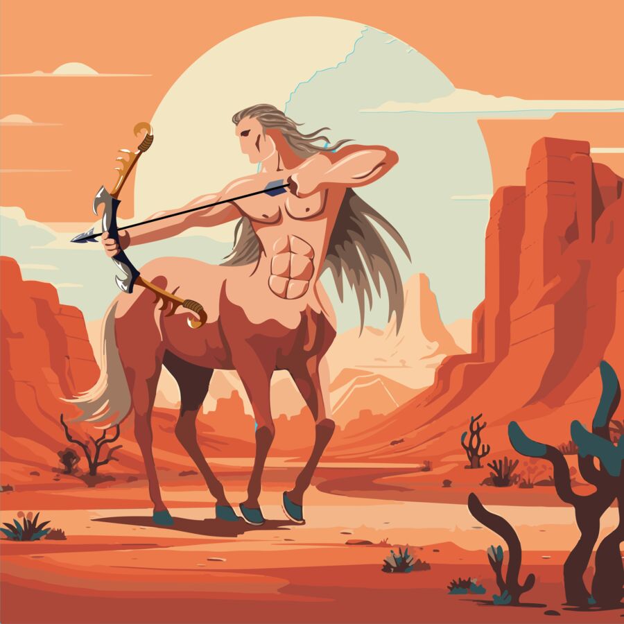 sagittarius sign illustration thumbnail